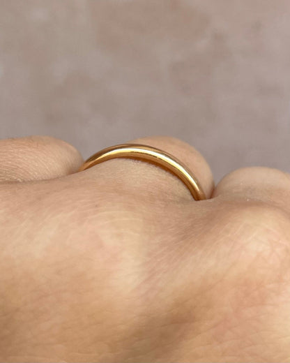 Alliance Or Jaune 18 carats 2.3 mm "John" - Elliade Paris