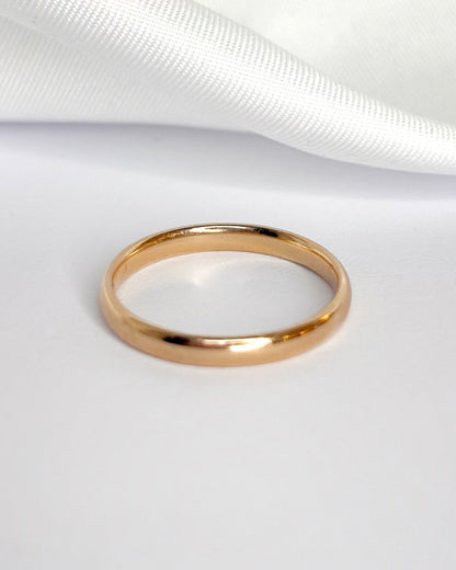 Alliance Or Jaune 18 carats 2.3 mm "Loeva" - Elliade Paris