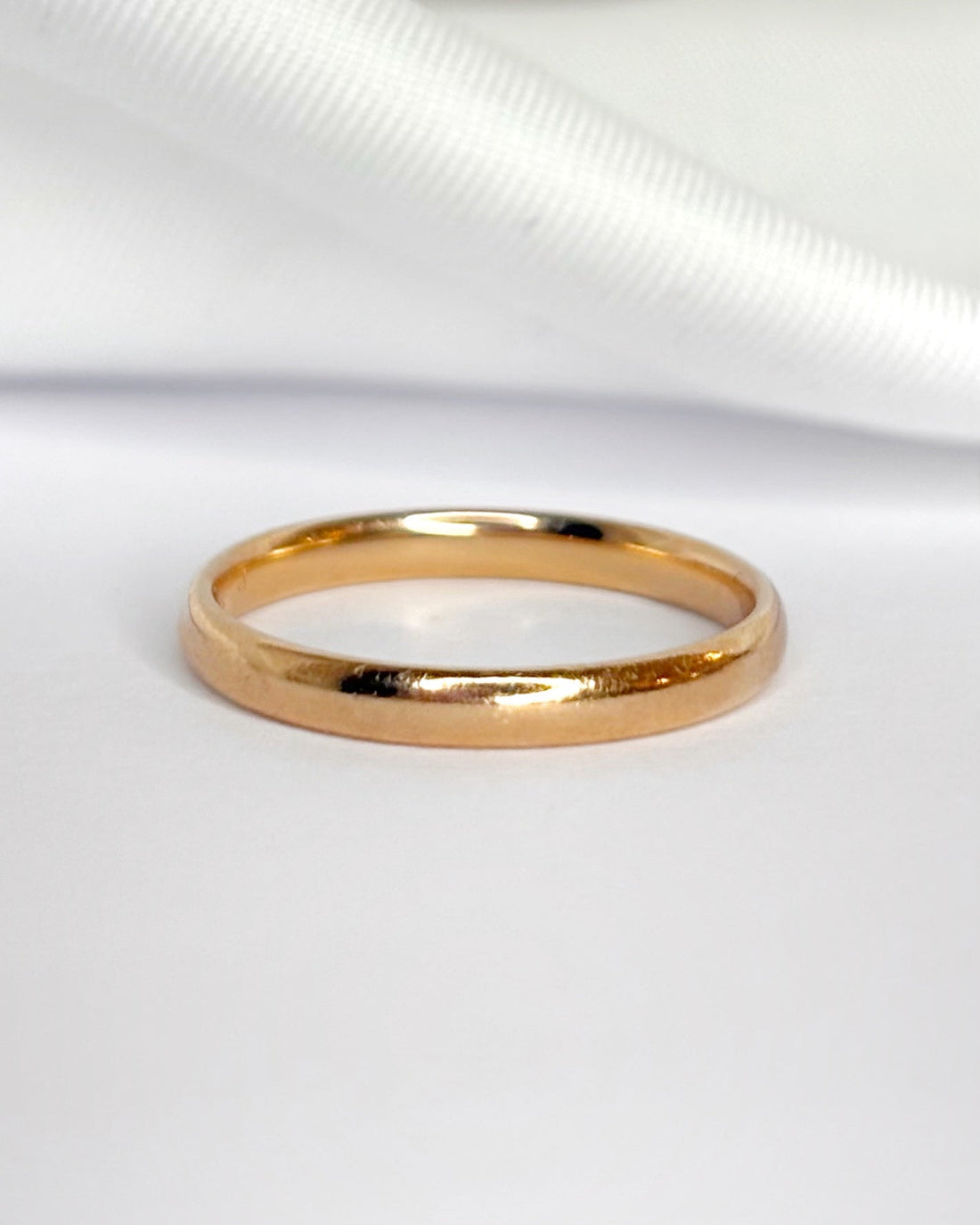 Alliance Or Jaune 18 carats 2.3 mm "Loeva" - Elliade Paris