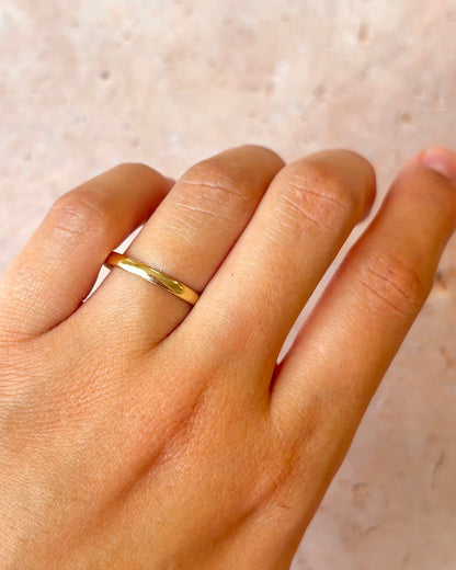 Alliance Or Jaune 18 carats 2.3mm "Emilie" - Elliade Paris