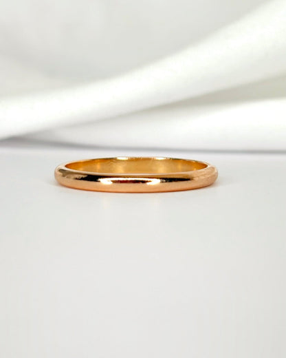 Alliance Or Jaune 18 carats 2.4mm "Jonas" - Elliade Paris
