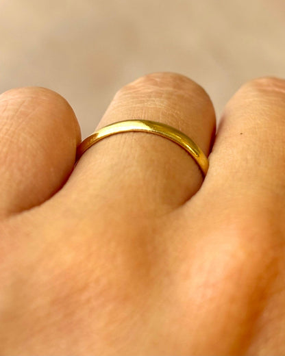 Alliance Or Jaune 18 carats 2.5 mm "Dylan" - Elliade Paris