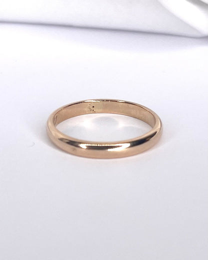 Alliance Or Jaune 18 carats 2.5 mm "Rémi" - Elliade Paris
