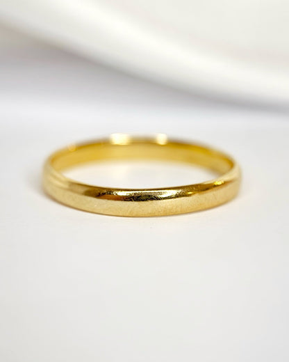 Alliance Or Jaune 18 carats 2.6 mm "Clovis" - Elliade Paris