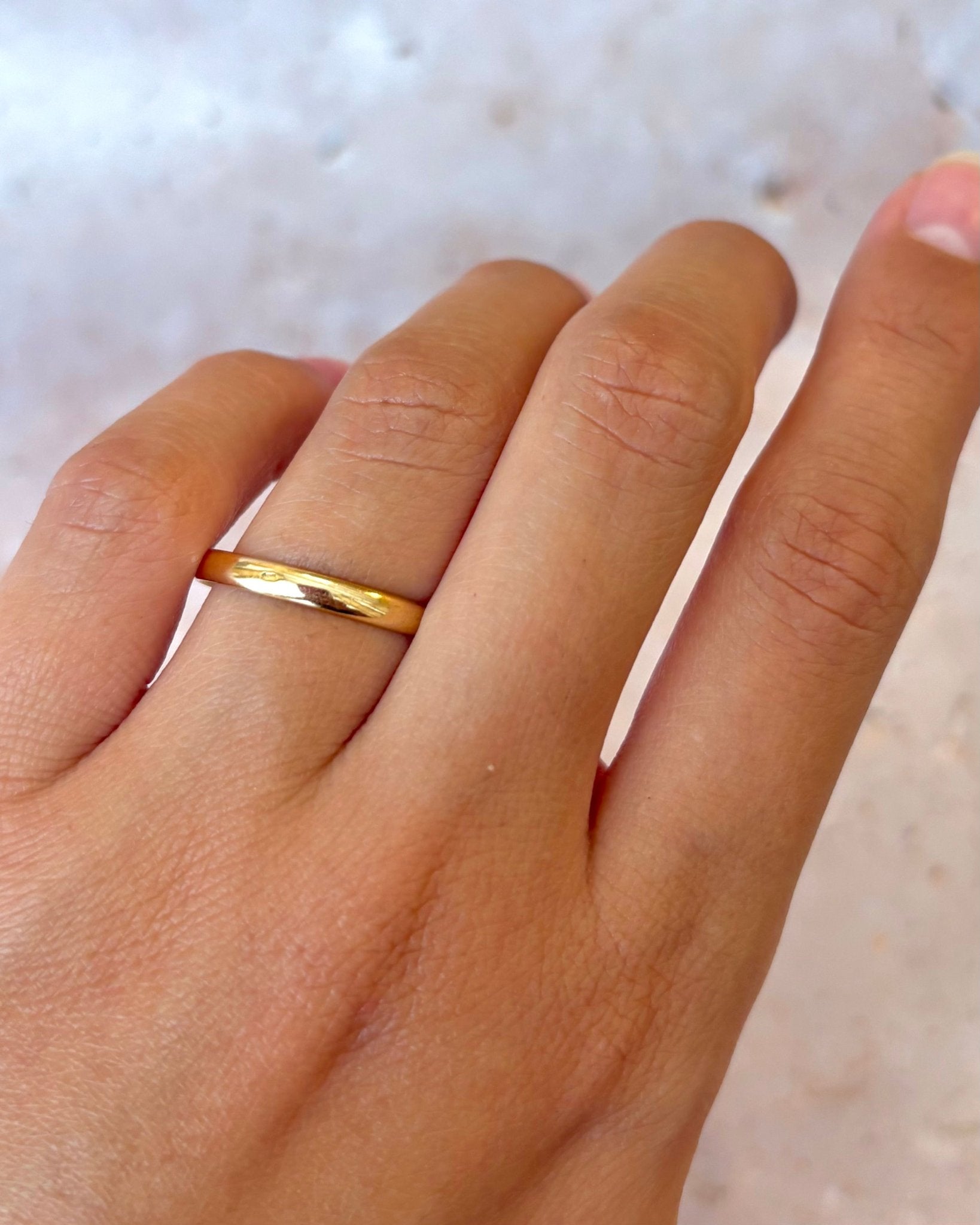 Alliance Or Jaune 18 carats 2.6 mm "Florence" - Elliade Paris