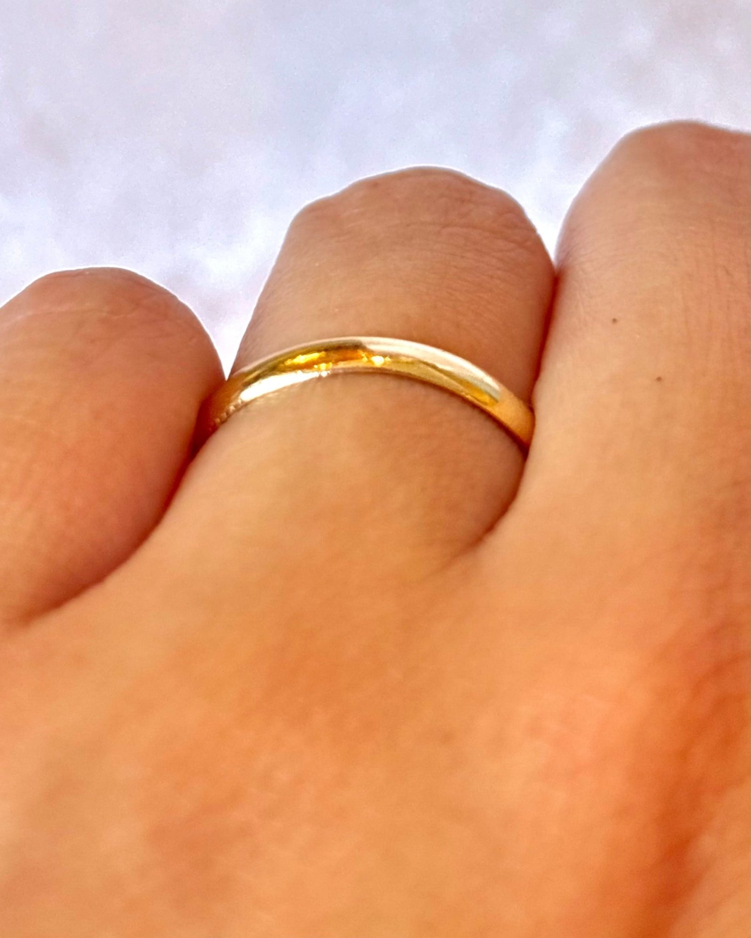 Alliance Or Jaune 18 carats 2.6 mm "Jason" - Elliade Paris