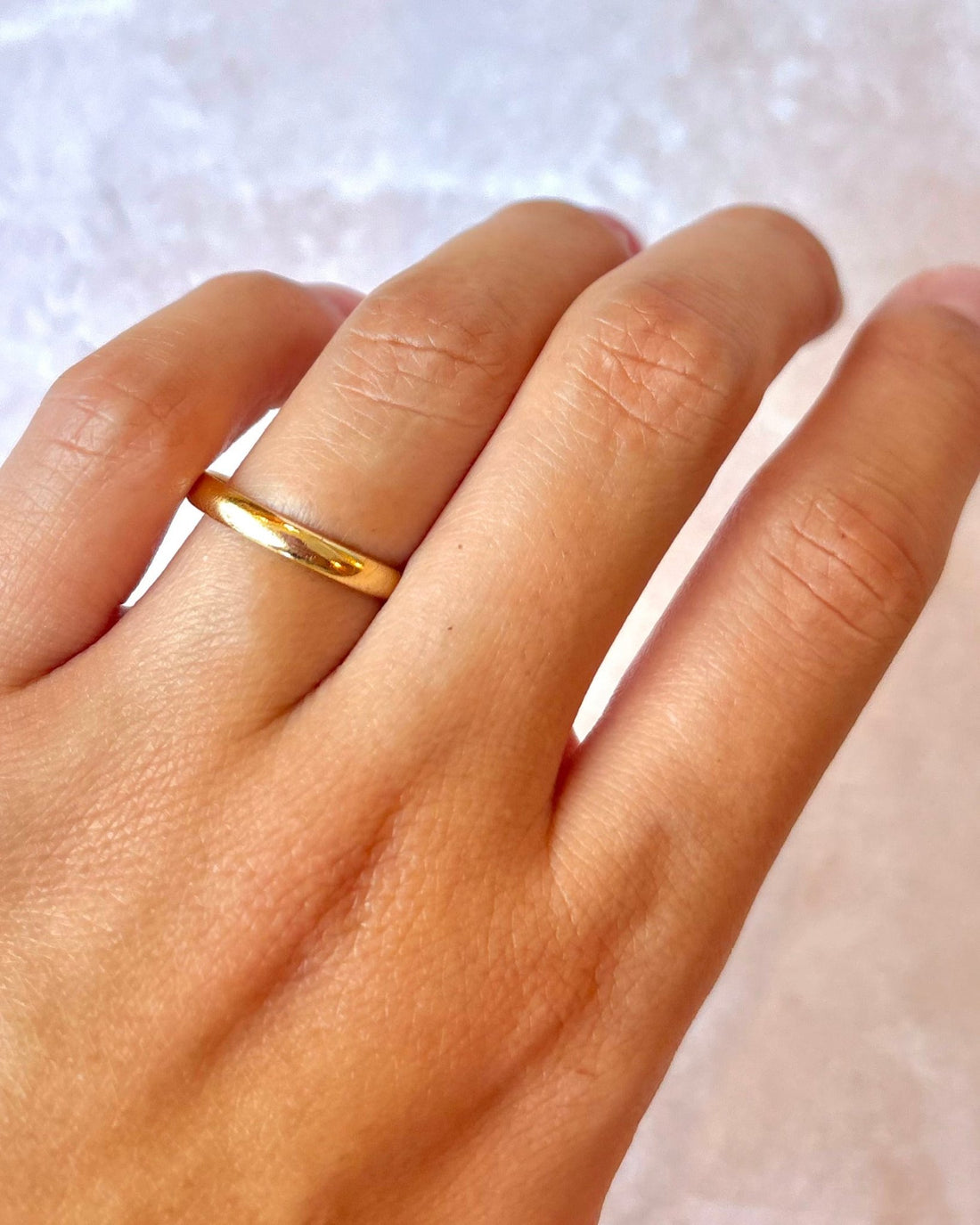 Alliance Or Jaune 18 carats 2.6 mm "Jason" - Elliade Paris