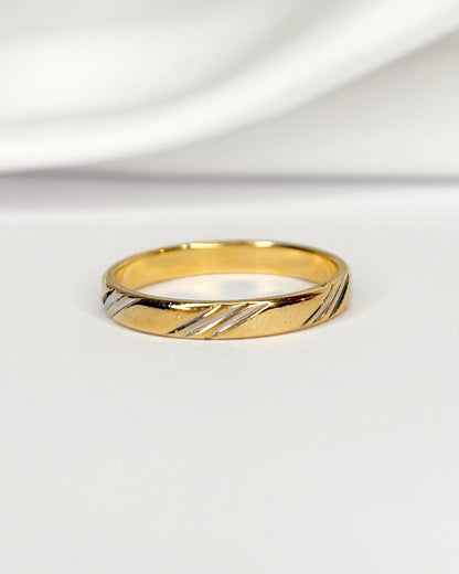 Alliance Or jaune 18 carats 2.66g "Minaé" - Elliade Paris