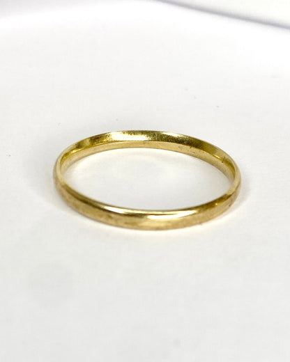Alliance Or Jaune 18 carats 2mm "Domi" - Elliade Paris