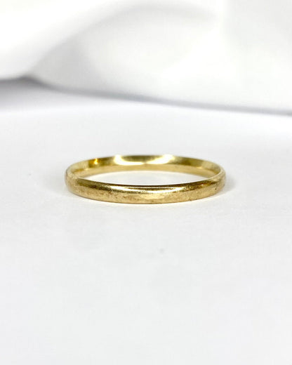 Alliance Or Jaune 18 carats 2mm "Domi" - Elliade Paris