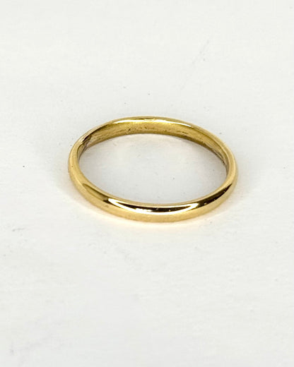 Alliance Or Jaune 18 carats 2mm "Shaun" - Elliade Paris
