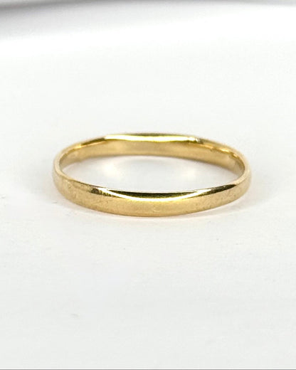 Alliance Or Jaune 18 carats 2mm "Shaun" - Elliade Paris