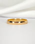 Alliance Or Jaune 18 carats 3 mm "Angelina" - Elliade Paris