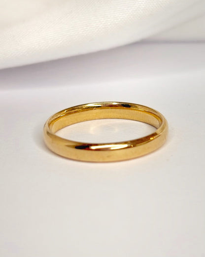 Alliance Or Jaune 18 carats 3 mm "Billy" - Elliade Paris