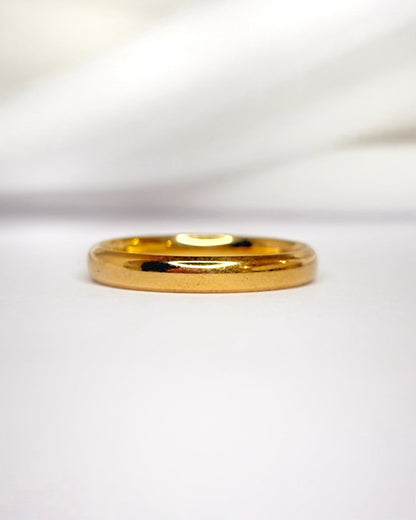 Alliance Or Jaune 18 carats 3 mm "Billy" - Elliade Paris