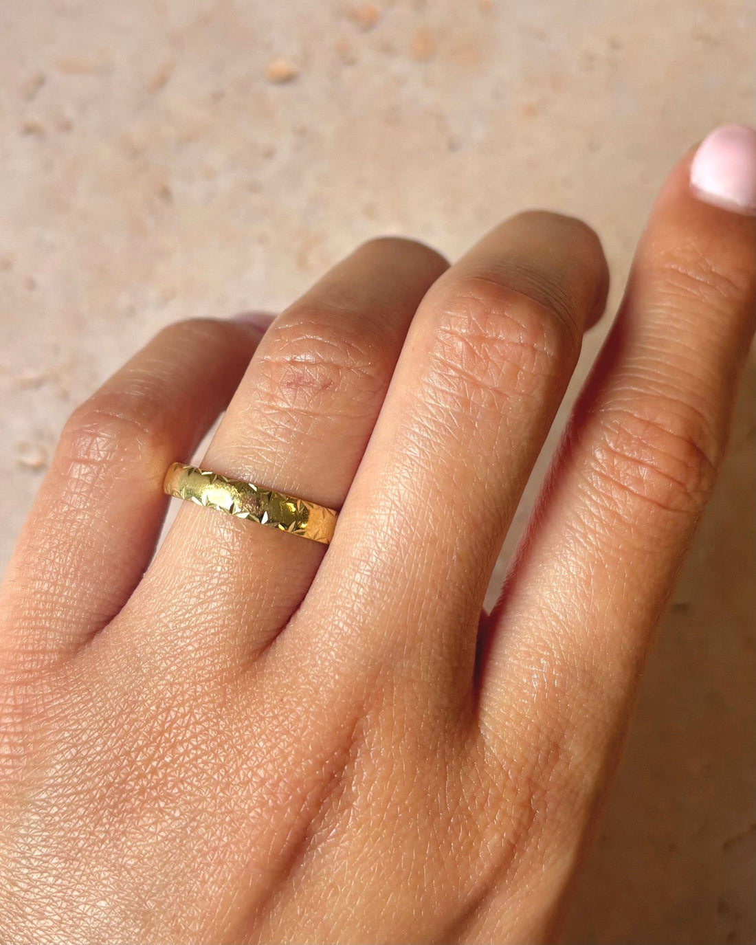 Alliance Or Jaune 18 carats 3 mm "Polly" - Elliade Paris