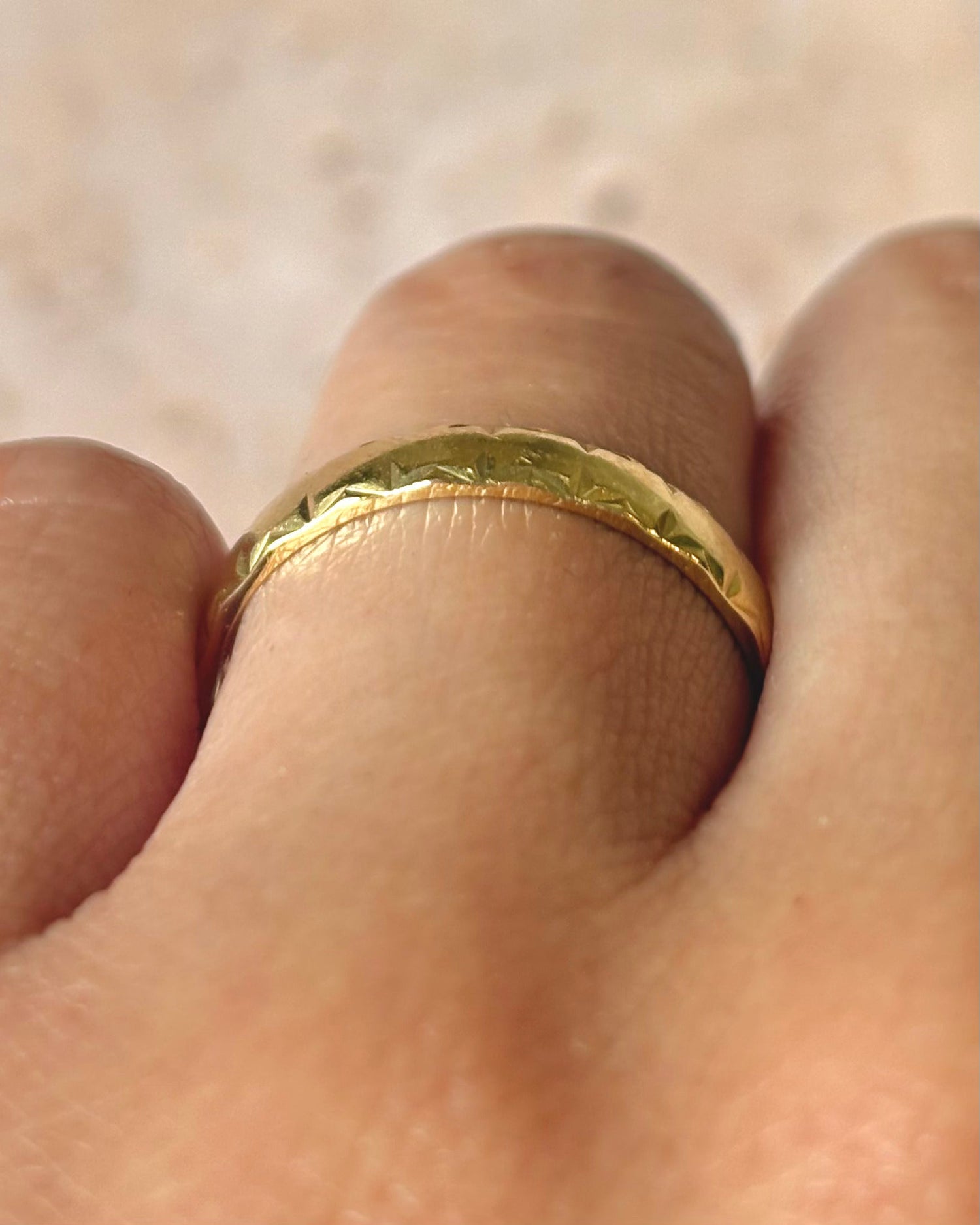 Alliance Or Jaune 18 carats 3 mm "Polly" - Elliade Paris