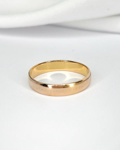 Alliance Or Jaune 18 carats 3.8mm "Lara" - Elliade Paris