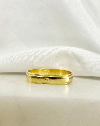 Alliance Or Jaune 18 carats 4.09 g &quot;Madelyn&quot; - Elliade Paris