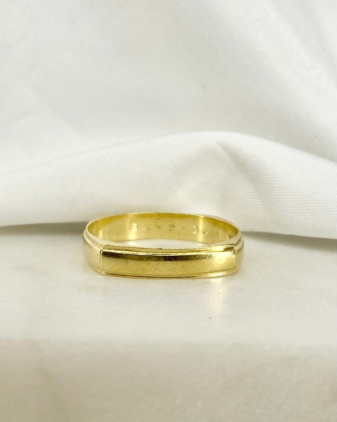 Alliance Or Jaune 18 carats 4.09 g &quot;Madelyn&quot; - Elliade Paris