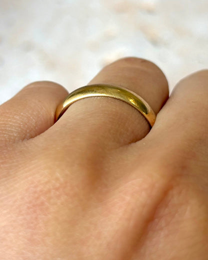 Alliance Or Jaune 18 carats 4.3 mm "Claudine" - Elliade Paris