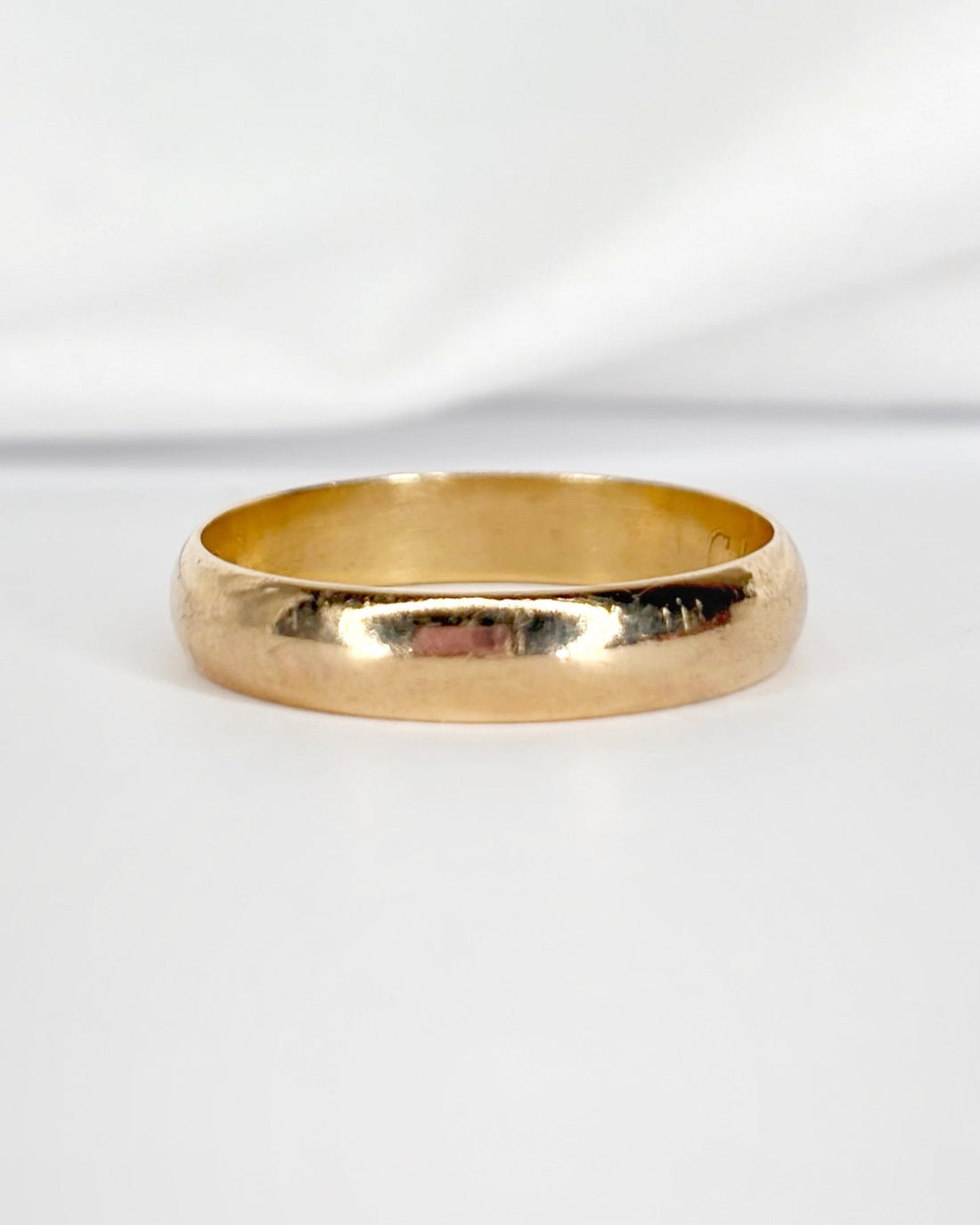 Alliance Or Jaune 18 carats 4.3 mm "Claudine" - Elliade Paris