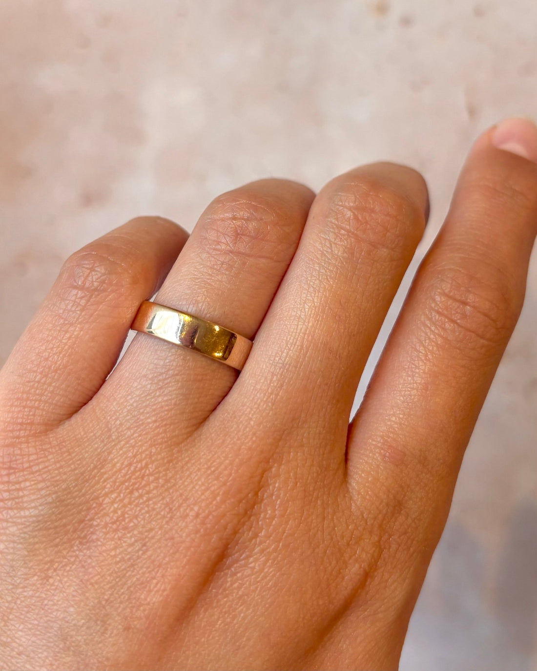 Alliance Or Jaune 18 carats 4.5mm "Paula" - Elliade Paris