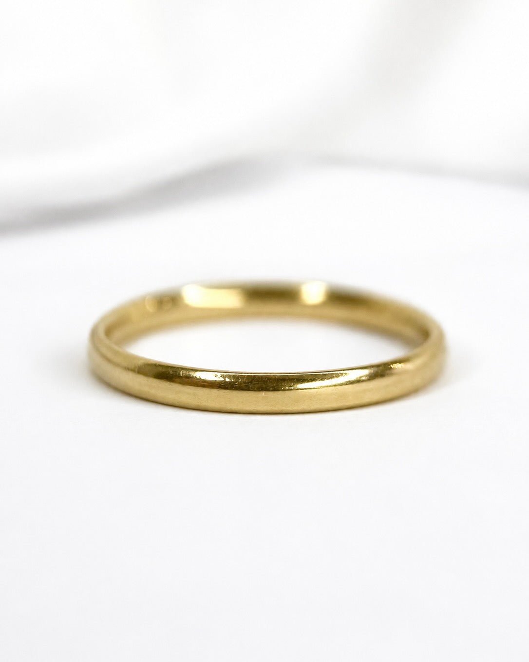 Alliance Or Jaune 18 carats "Danae" - Elliade Paris