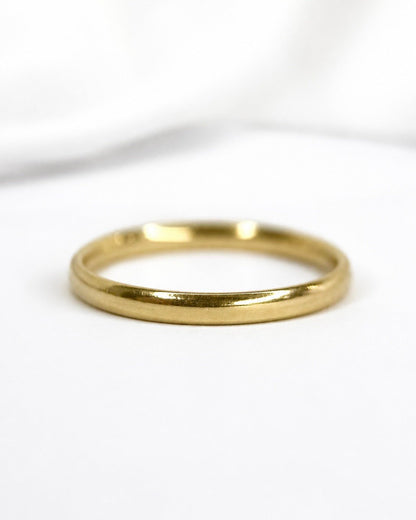 Alliance Or Jaune 18 carats "Danae" - Elliade Paris