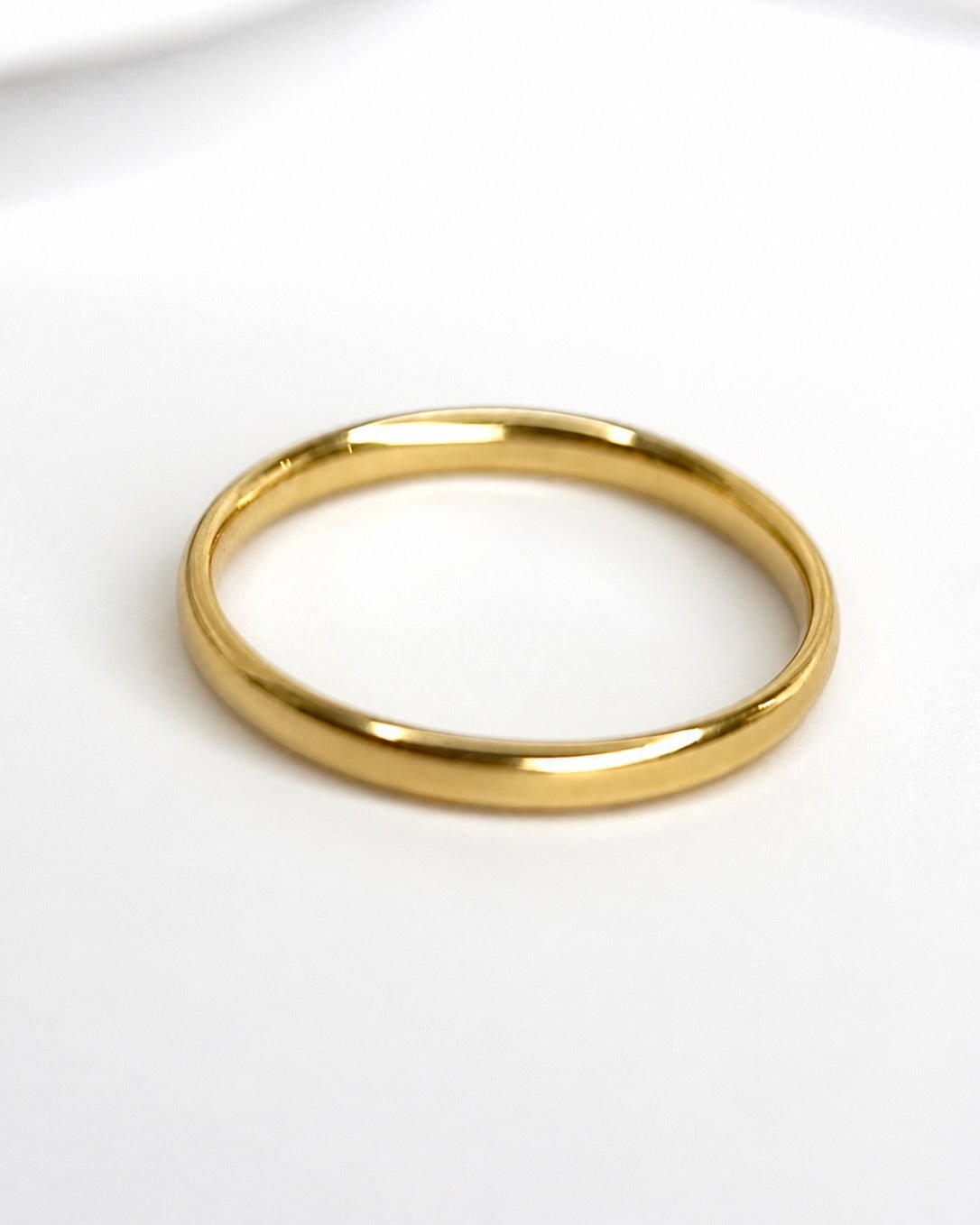 Alliance Or Jaune 18 carats "Danae" - Elliade Paris