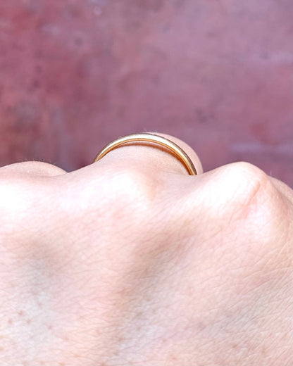 Alliance Or Jaune 18 carats "Danae" - Elliade Paris