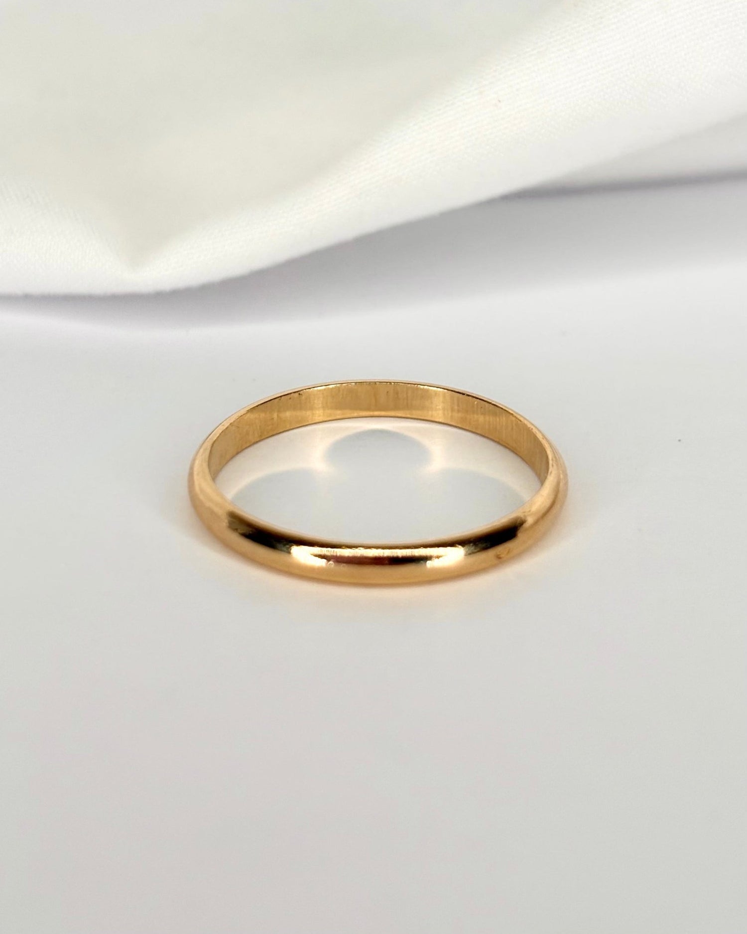 Alliance Or Jaune 18 carats "Darius" - Elliade Paris