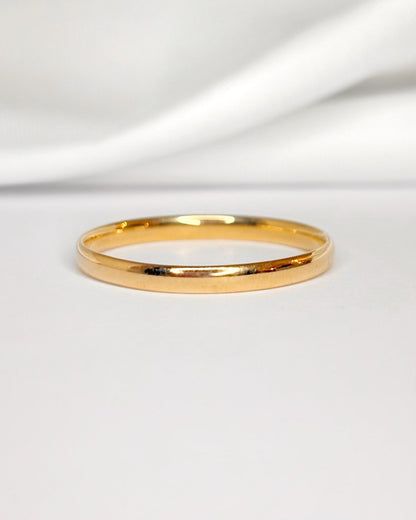 Alliance Or Jaune 18 carats "David" - Elliade Paris