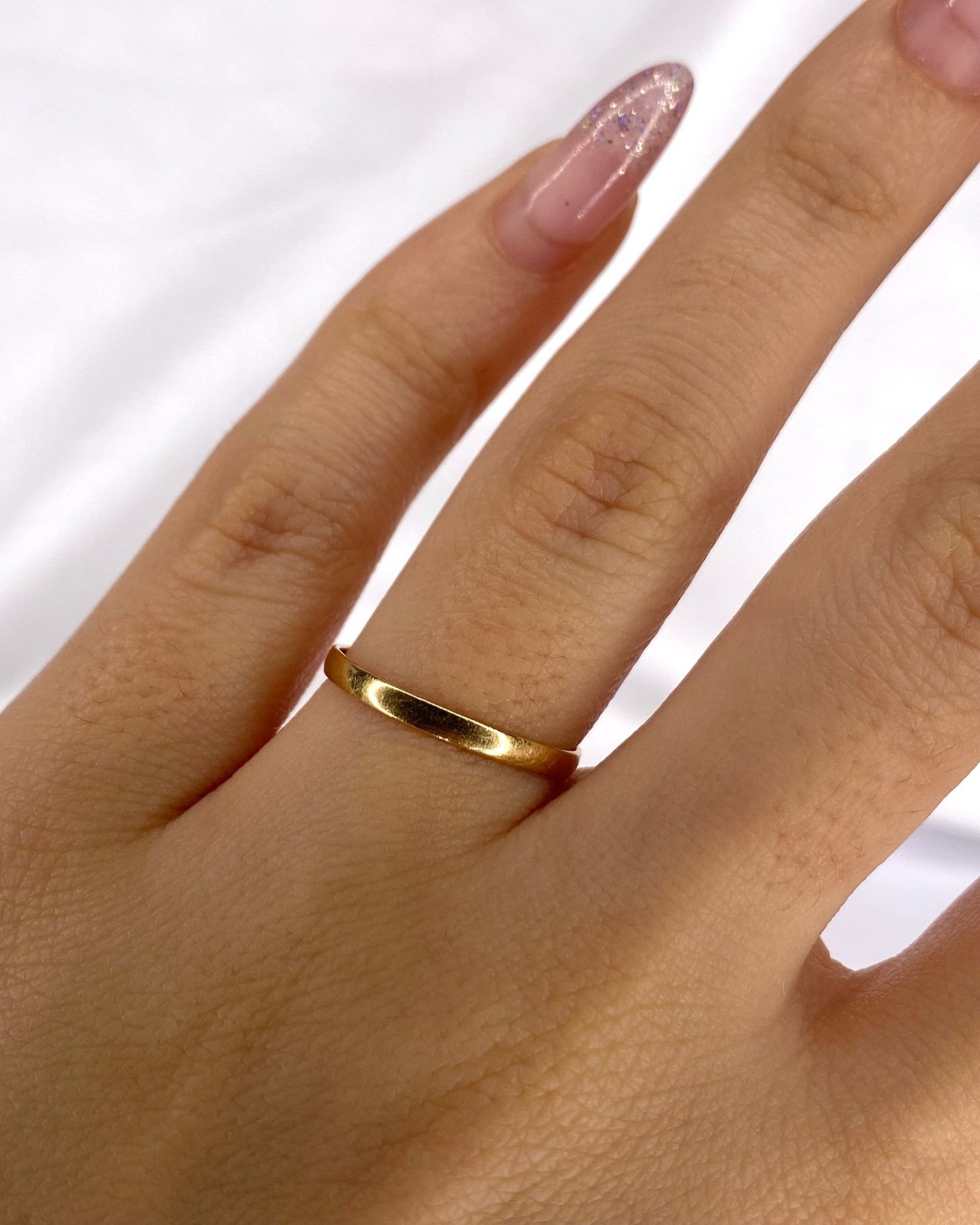 Alliance Or Jaune 18 carats "Emile" - Elliade Paris