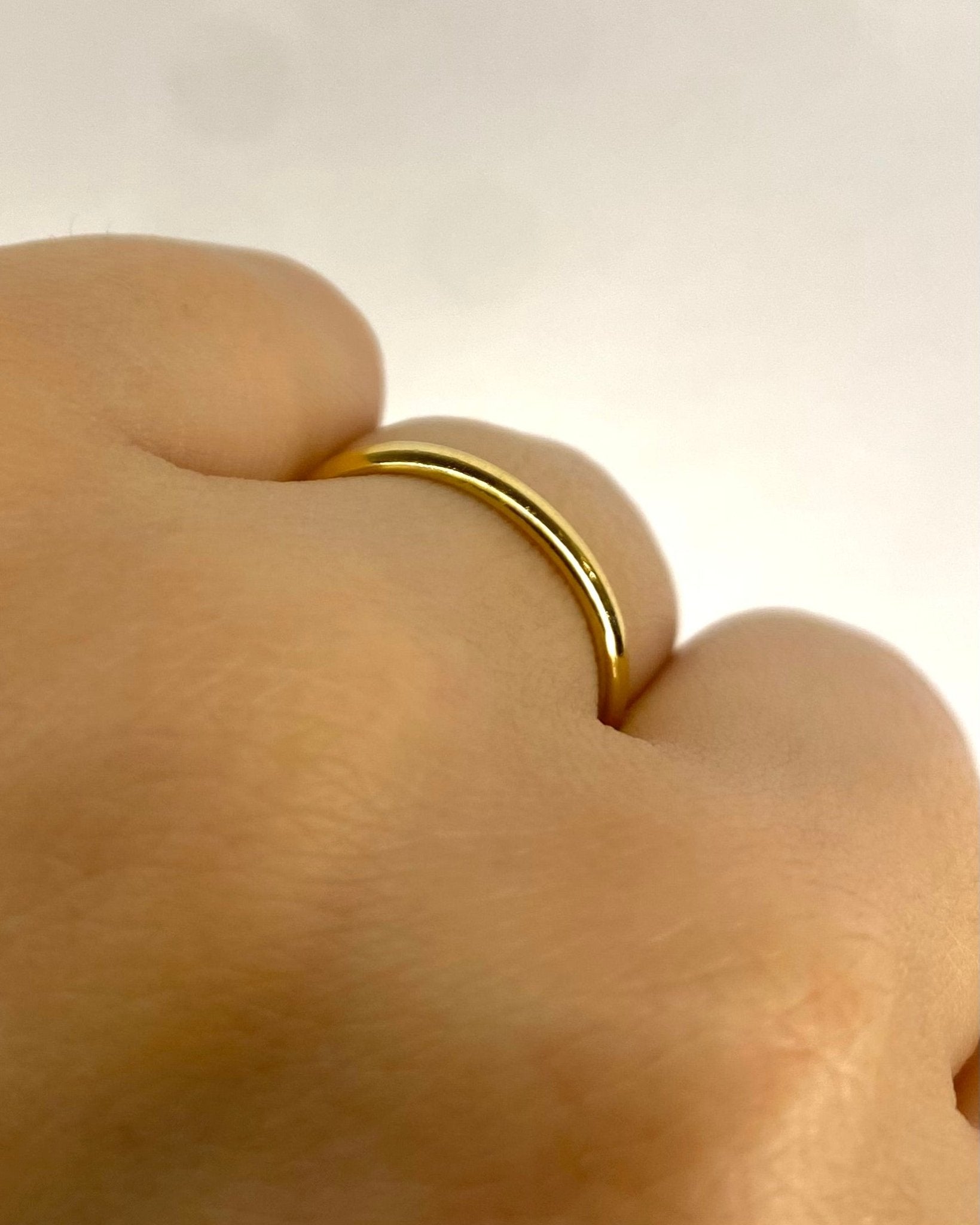 Alliance Or Jaune 18 carats "Gisèle" - Elliade Paris