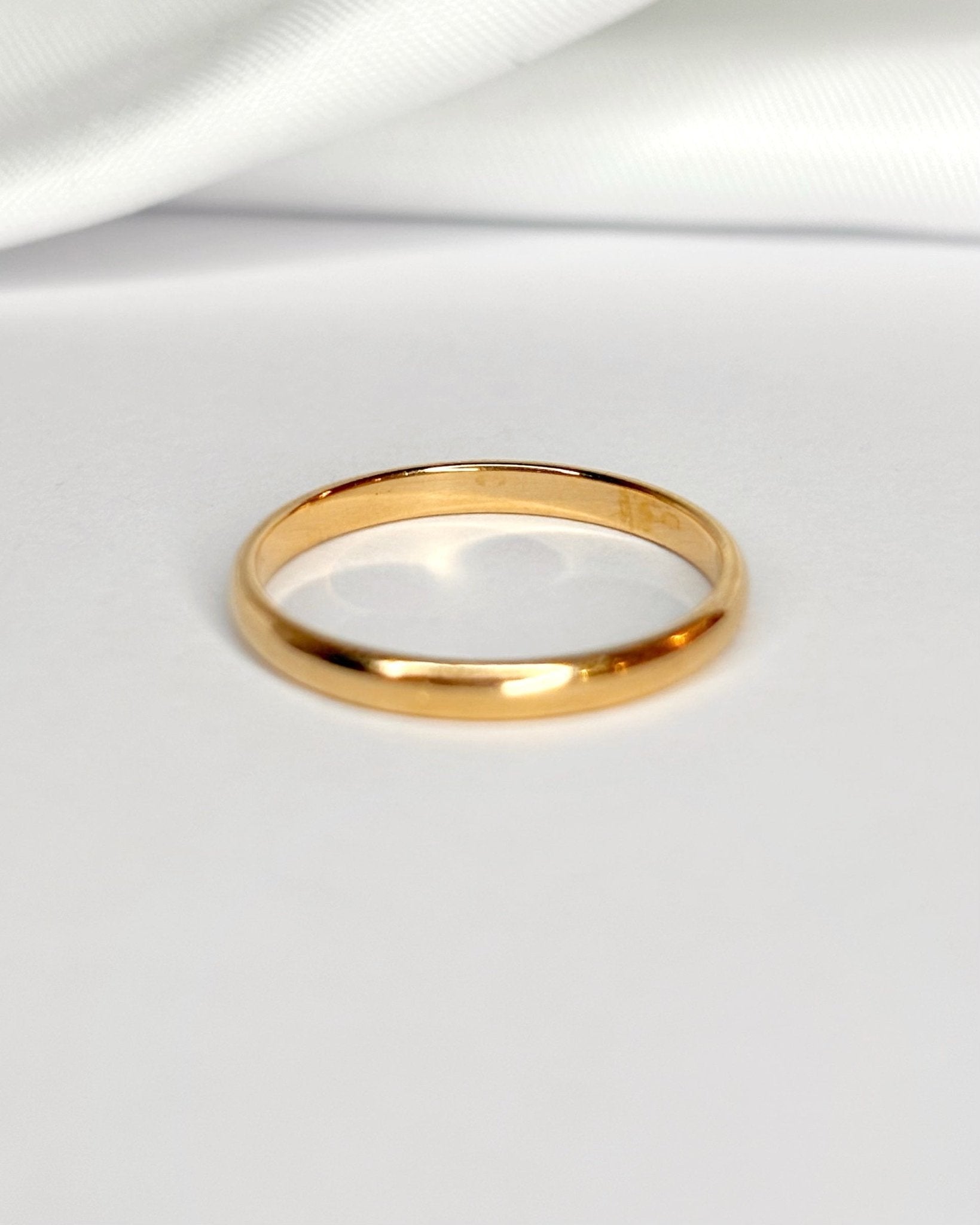 Alliance Or Jaune 18 carats "Irina" - Elliade Paris