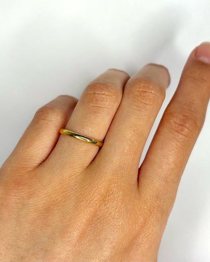 Alliance Or Jaune 18 carats "Irina" - Elliade Paris