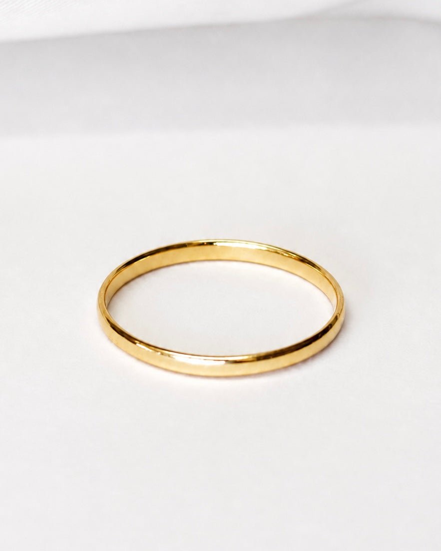 Alliance Or Jaune 18 carats "Jean" - Elliade Paris