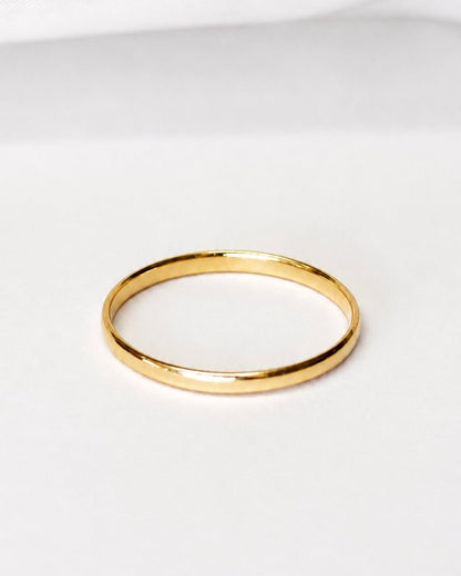 Alliance Or Jaune 18 carats "Jean" - Elliade Paris