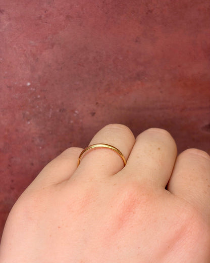 Alliance Or Jaune 18 carats "Jean" - Elliade Paris