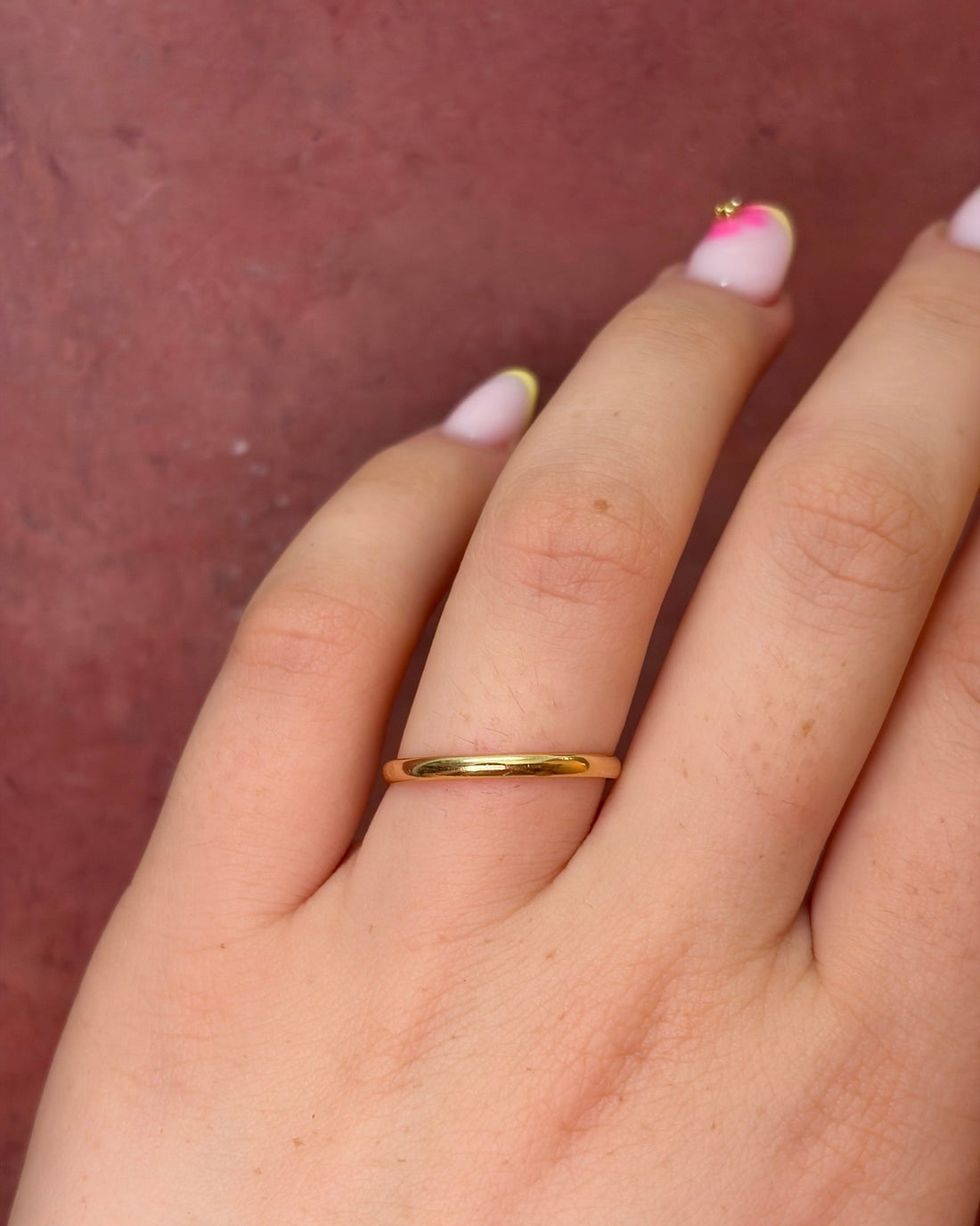 Alliance Or Jaune 18 carats "Jean" - Elliade Paris