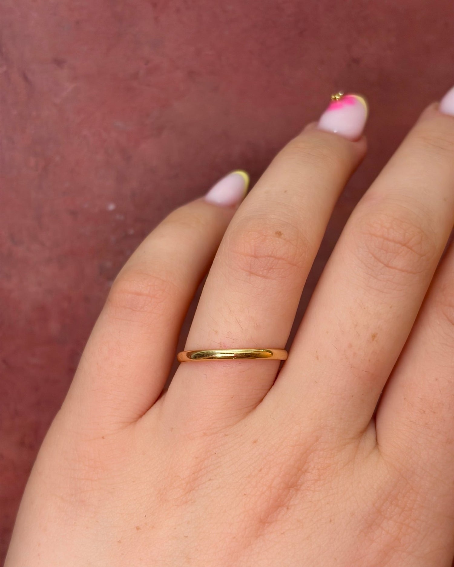 Alliance Or Jaune 18 carats "Jean" - Elliade Paris