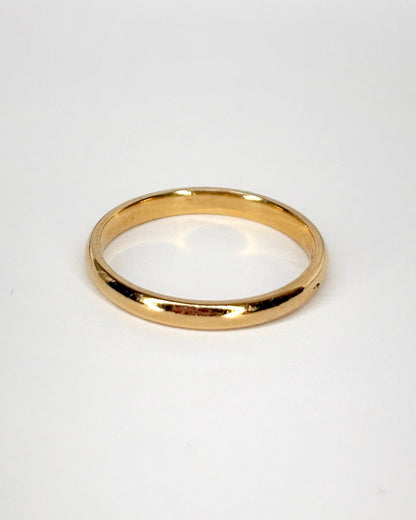 Alliance Or Jaune 18 carats "Léa" - Elliade Paris