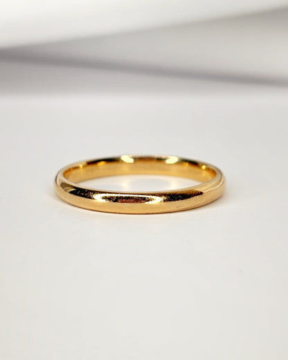 Alliance Or Jaune 18 carats "Léa" - Elliade Paris