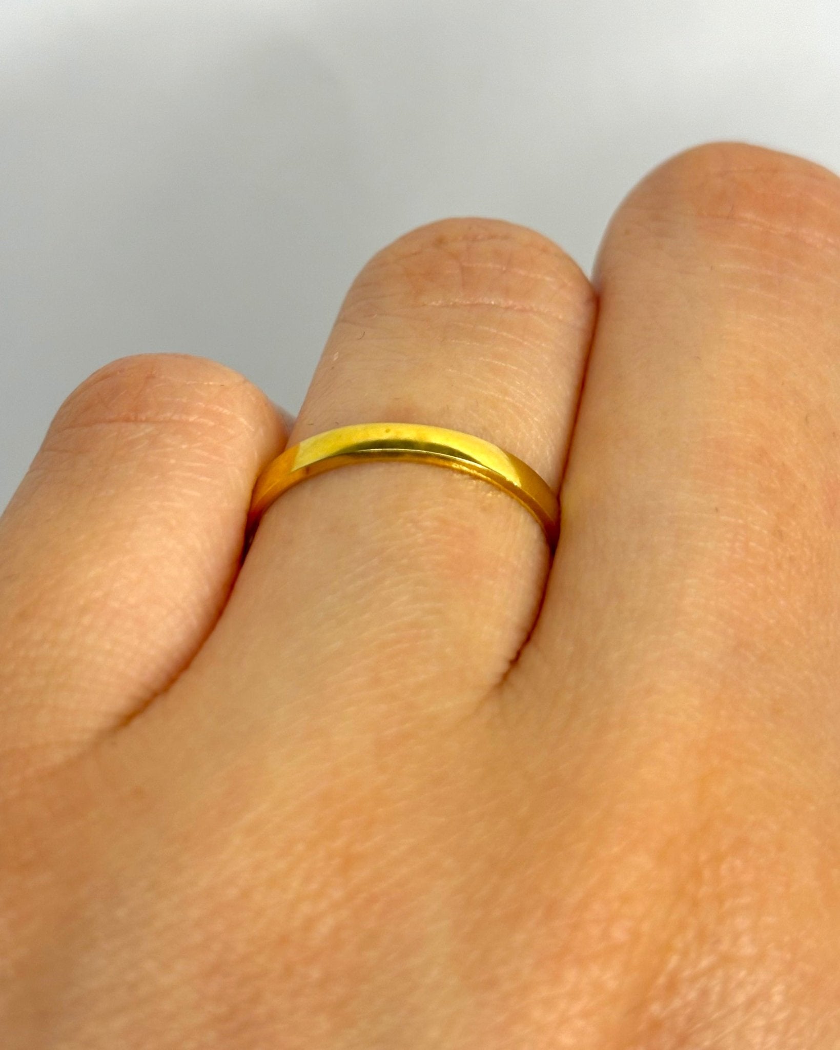 Alliance Or Jaune 18 carats "Levy" - Elliade Paris