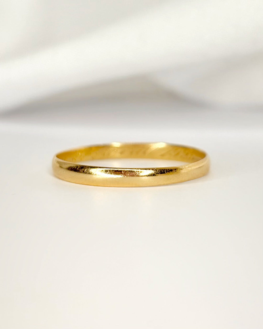 Alliance Or Jaune 18 carats "Loane" - Elliade Paris