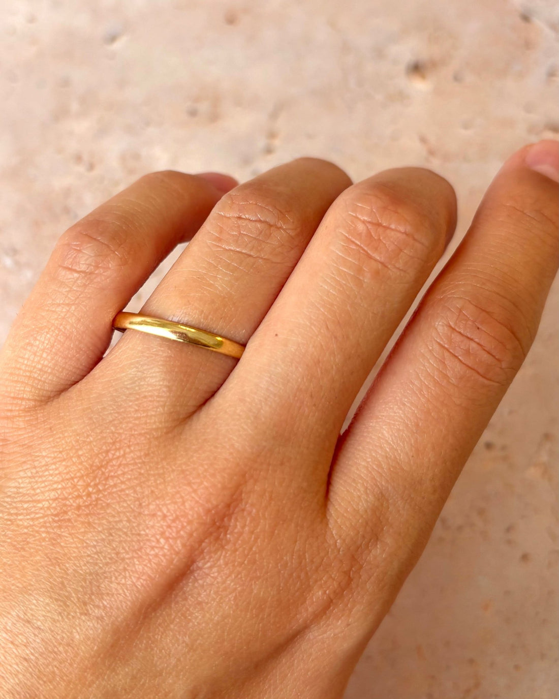 Alliance Or Jaune 18 carats "Loane" - Elliade Paris