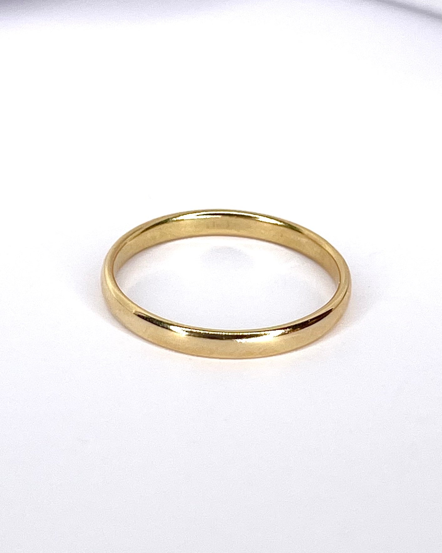 Alliance Or Jaune 18 carats "Maël" - Elliade Paris