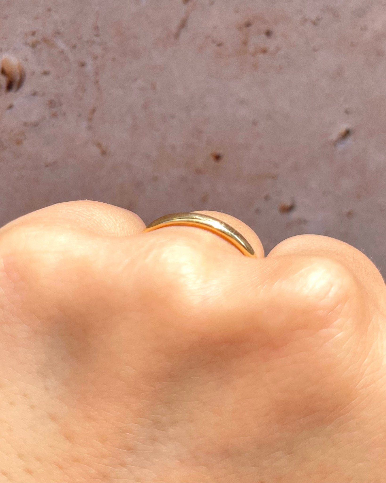 Alliance Or Jaune 18 carats "Maël" - Elliade Paris