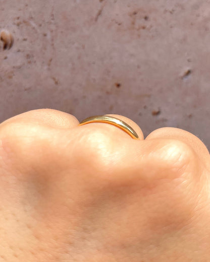Alliance Or Jaune 18 carats "Maël" - Elliade Paris